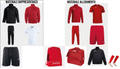 KIT COMPLETO CALCIO SACCAFISOLA CON BORSA