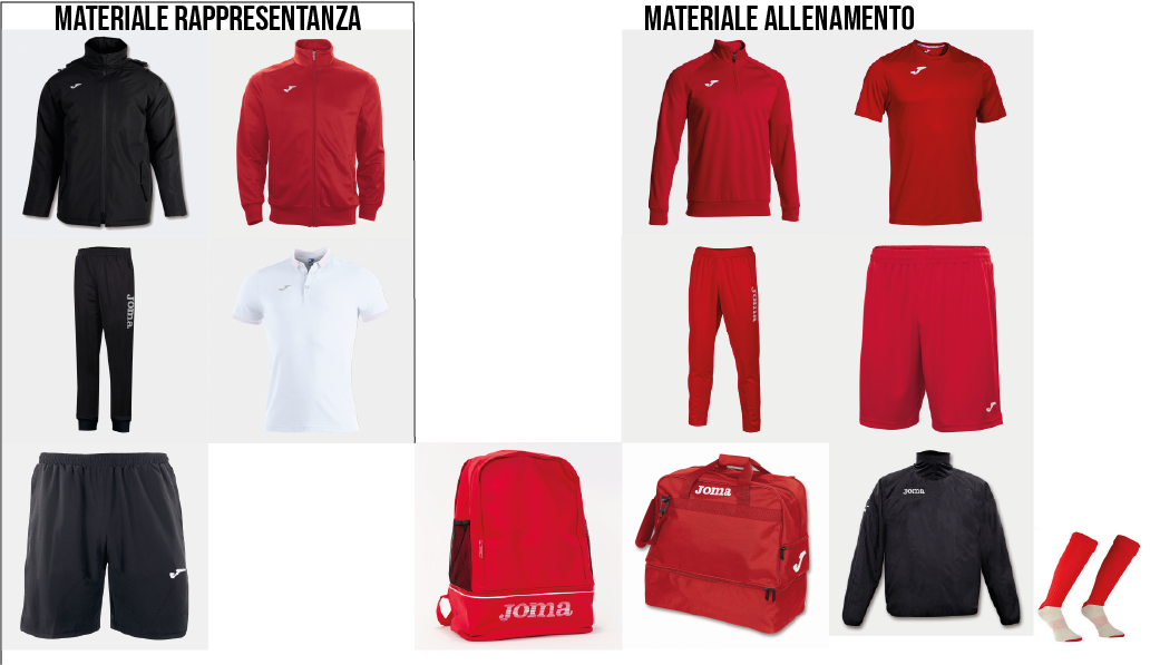 KIT COMPLETO CALCIO SACCAFISOLA CON BORSA